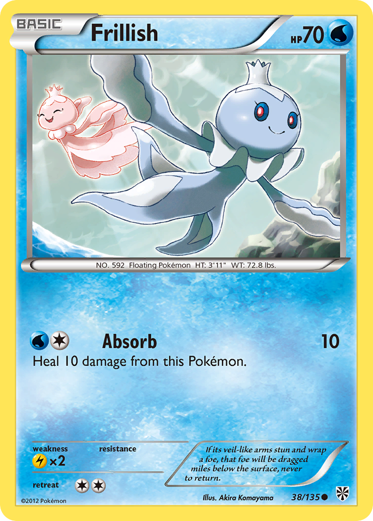 Frillish (38/135) [Black & White: Plasma Storm] | Gamers Paradise