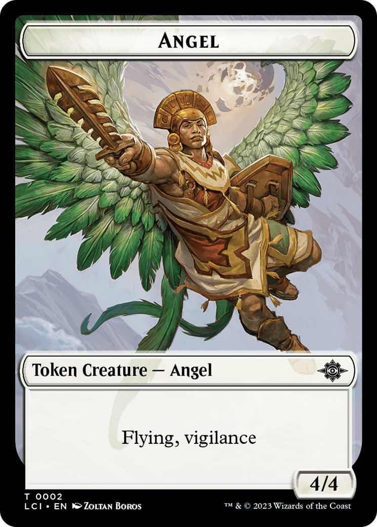 Angel Token [The Lost Caverns of Ixalan Tokens] | Gamers Paradise