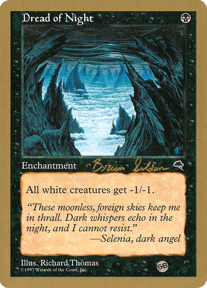 Dread of Night (Brian Selden) (SB) [World Championship Decks 1998] | Gamers Paradise