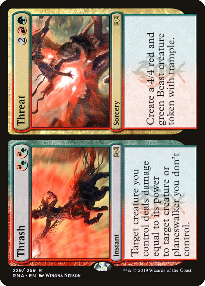 Thrash // Threat [Ravnica Allegiance] | Gamers Paradise