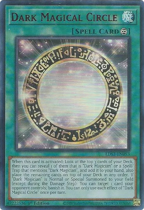 Dark Magical Circle (Red) [LDS3-EN093] Ultra Rare | Gamers Paradise