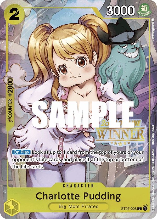 Charlotte Pudding (Offline Regional 2023) [Winner] [One Piece Promotion Cards] | Gamers Paradise