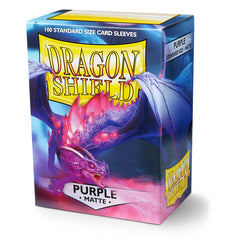 Dragon Shield: Standard 100ct Sleeves - Purple (Matte) | Gamers Paradise