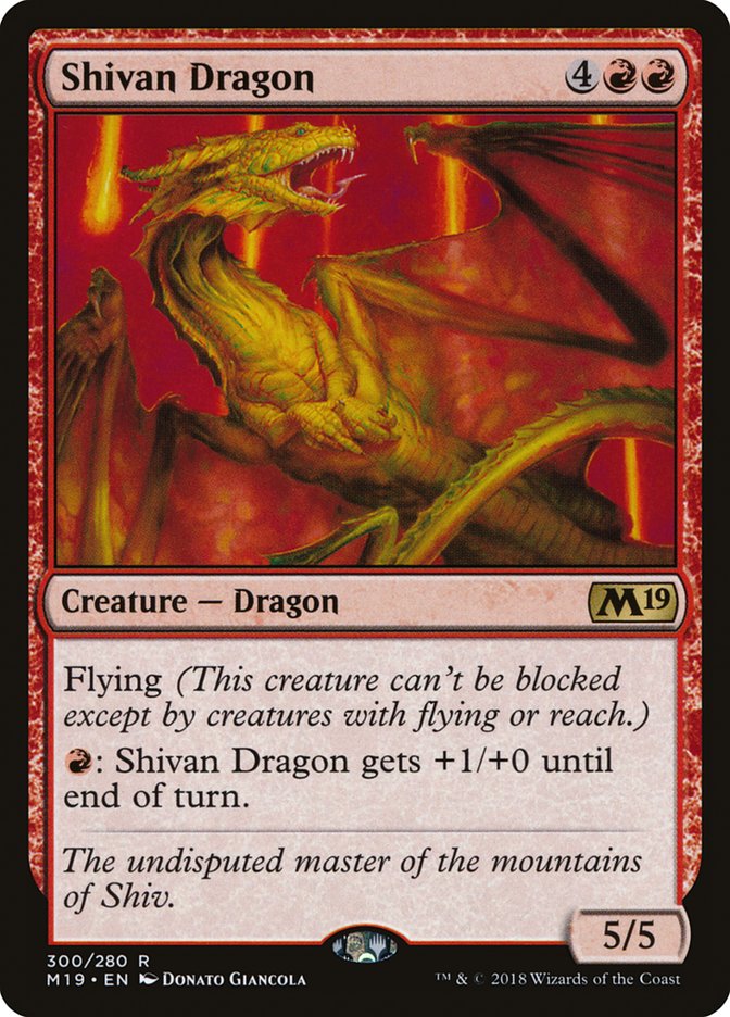 Shivan Dragon [Core Set 2019] | Gamers Paradise