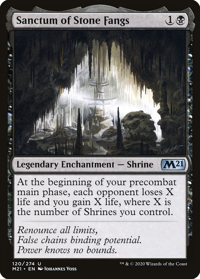 Sanctum of Stone Fangs [Core Set 2021] | Gamers Paradise