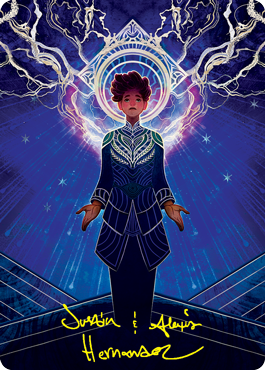 Brainstorm Art Card (Gold-Stamped Signature) [Strixhaven: School of Mages Art Series] | Gamers Paradise