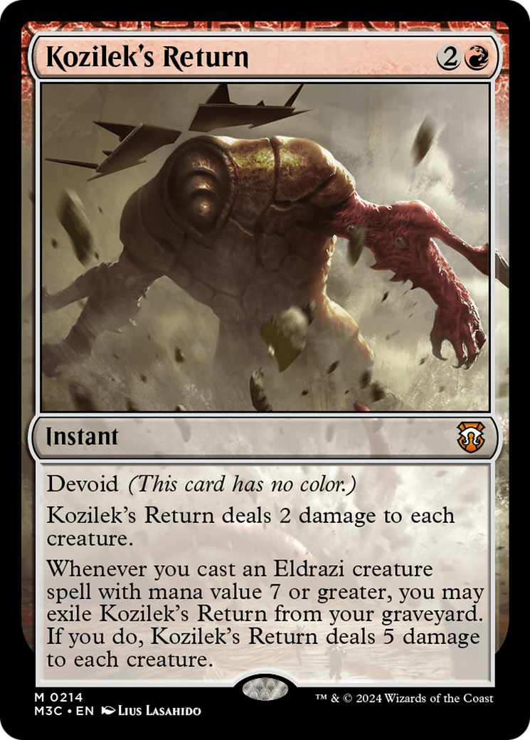 Kozilek's Return (Ripple Foil) [Modern Horizons 3 Commander] | Gamers Paradise