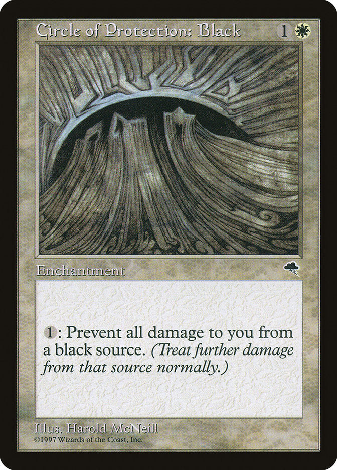 Circle of Protection: Black [Tempest] | Gamers Paradise