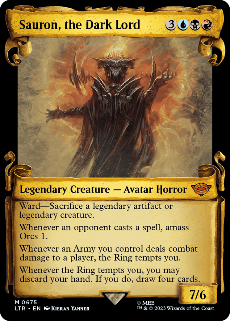 Sauron, the Dark Lord [The Lord of the Rings: Tales of Middle-Earth Showcase Scrolls] | Gamers Paradise