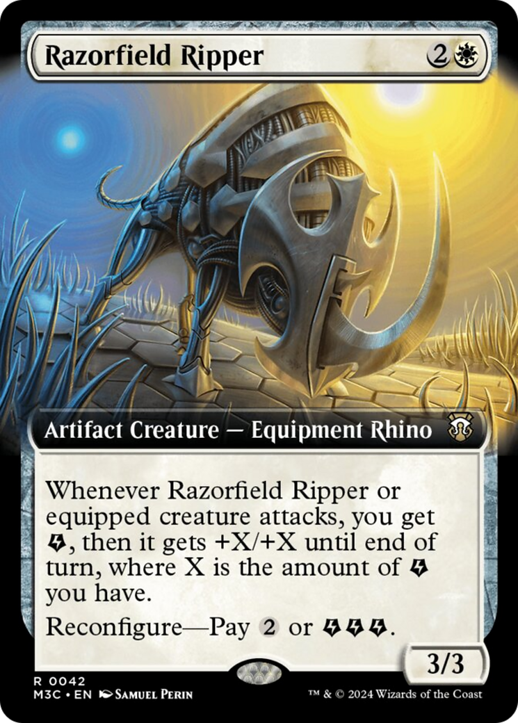 Razorfield Ripper (Extended Art) [Modern Horizons 3 Commander] | Gamers Paradise