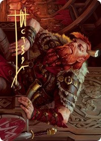 Arni Brokenbrow Art Card (Gold-Stamped Signature) [Kaldheim Art Series] | Gamers Paradise