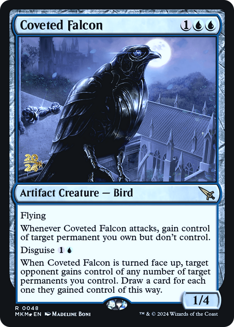 Coveted Falcon [Murders at Karlov Manor Prerelease Promos] | Gamers Paradise