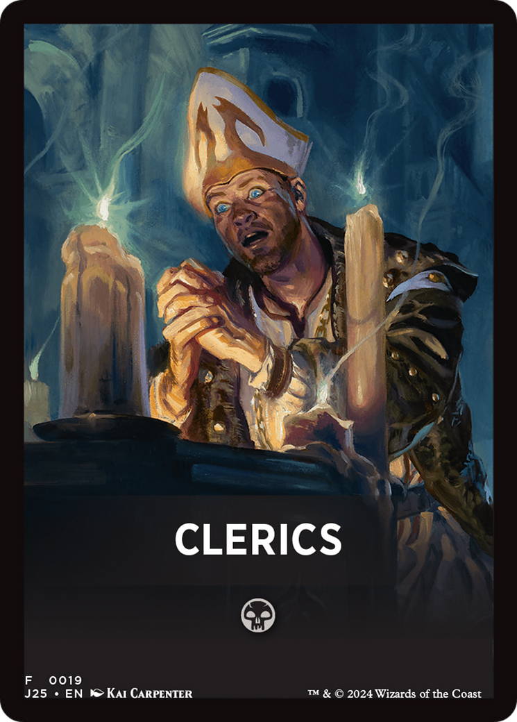 Clerics Theme Card [Foundations Jumpstart Front Cards] | Gamers Paradise