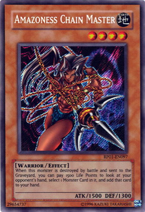 Amazoness Chain Master [RP01-EN097] Secret Rare | Gamers Paradise