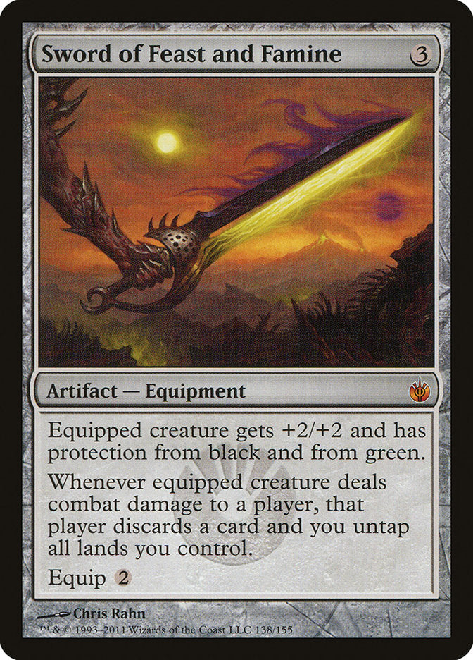 Sword of Feast and Famine [Mirrodin Besieged] | Gamers Paradise