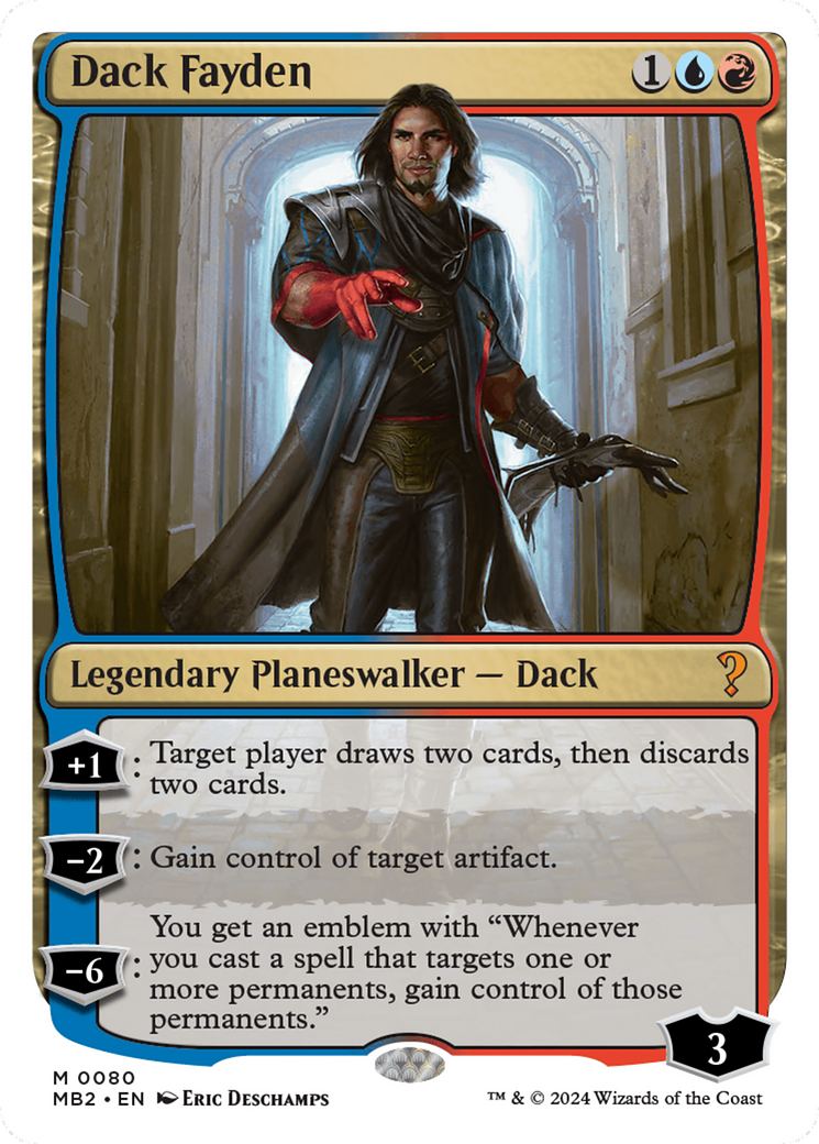 Dack Fayden (White Border) [Mystery Booster 2] | Gamers Paradise