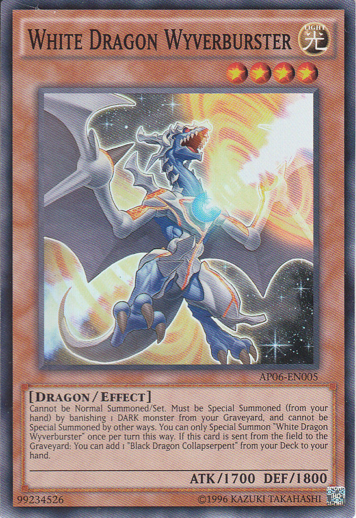 White Dragon Wyverburster [AP06-EN005] Super Rare | Gamers Paradise