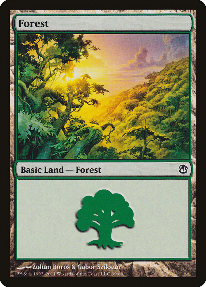 Forest (39) [Duel Decks: Ajani vs. Nicol Bolas] | Gamers Paradise