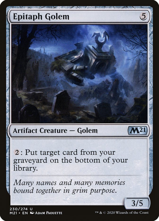 Epitaph Golem [Core Set 2021] | Gamers Paradise