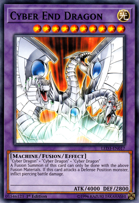 Cyber End Dragon [LED3-EN017] Common | Gamers Paradise