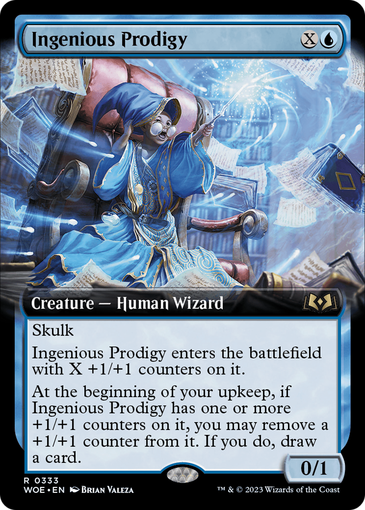 Ingenious Prodigy (Extended Art) [Wilds of Eldraine] | Gamers Paradise