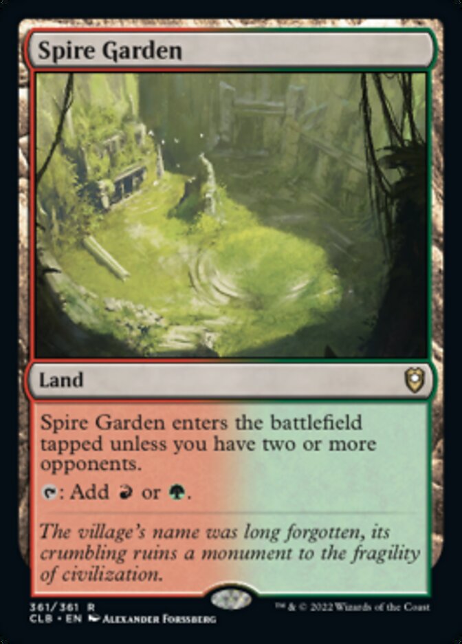 Spire Garden [Commander Legends: Battle for Baldur's Gate] | Gamers Paradise
