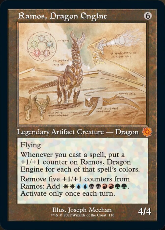 Ramos, Dragon Engine (Retro Schematic) [The Brothers' War Retro Artifacts] | Gamers Paradise