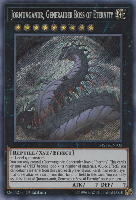 Jormungandr, Generaider Boss of Eternity [MYFI-EN033] Secret Rare | Gamers Paradise