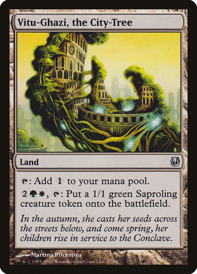 Vitu-Ghazi, the City-Tree [Duel Decks: Ajani vs. Nicol Bolas] | Gamers Paradise