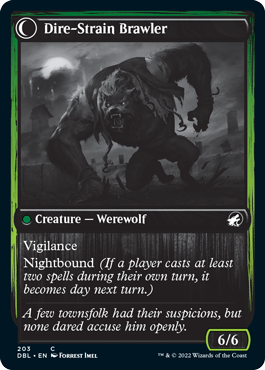 Tireless Hauler // Dire-Strain Brawler [Innistrad: Double Feature] | Gamers Paradise