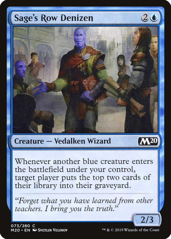 Sage's Row Denizen [Core Set 2020] | Gamers Paradise