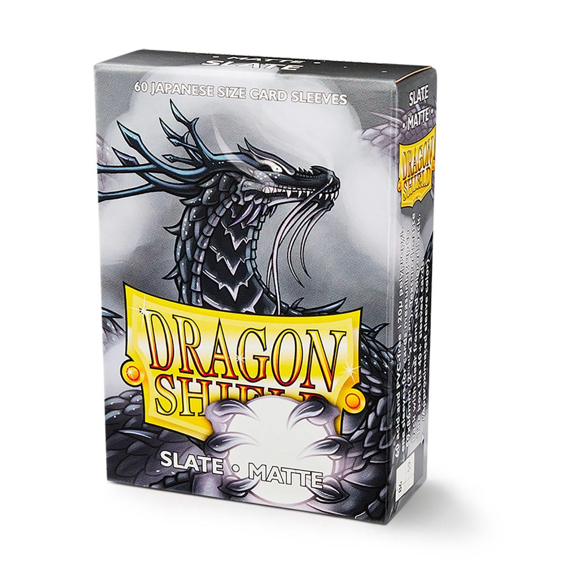 Dragon Shield: Japanese Size 60ct Sleeves - Slate (Matte) | Gamers Paradise