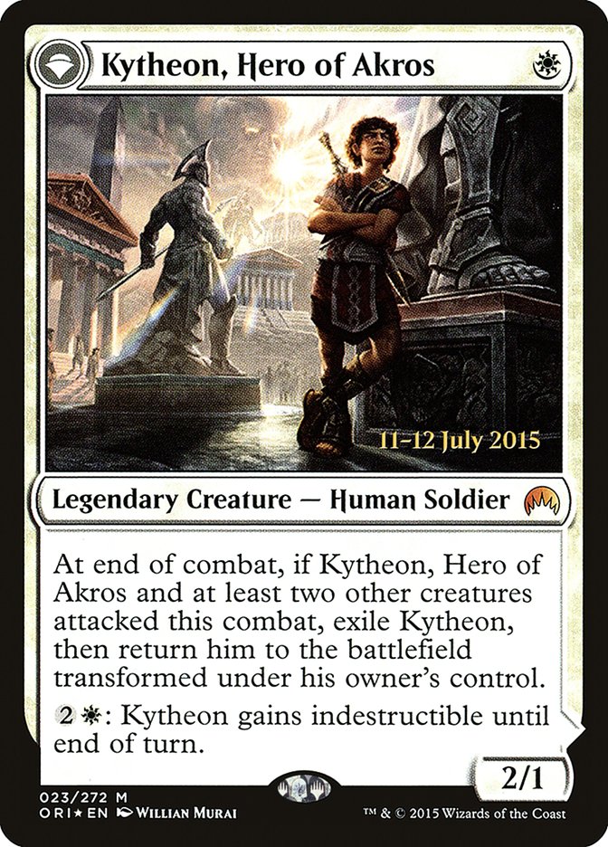 Kytheon, Hero of Akros // Gideon, Battle-Forged [Magic Origins Prerelease Promos] | Gamers Paradise