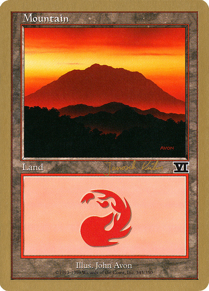 Mountain (jk343) (Janosch Kuhn) [World Championship Decks 2000] | Gamers Paradise