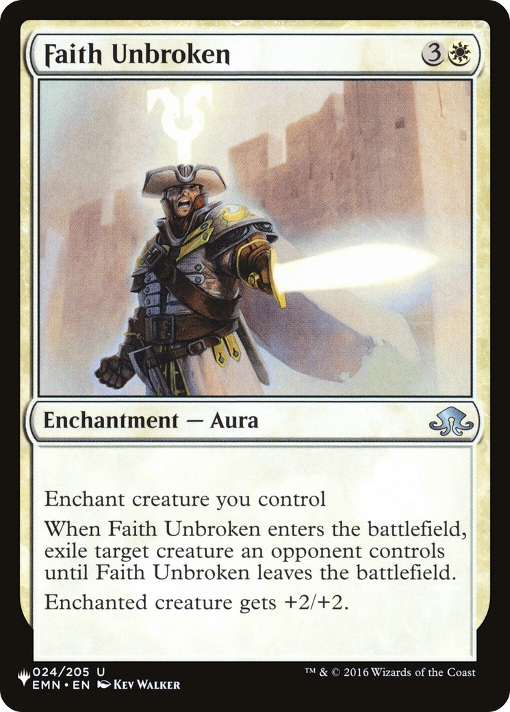 Faith Unbroken [The List Reprints] | Gamers Paradise