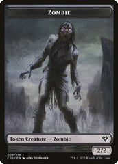 Human Soldier (004) // Zombie Double-Sided Token [Commander 2020 Tokens] | Gamers Paradise