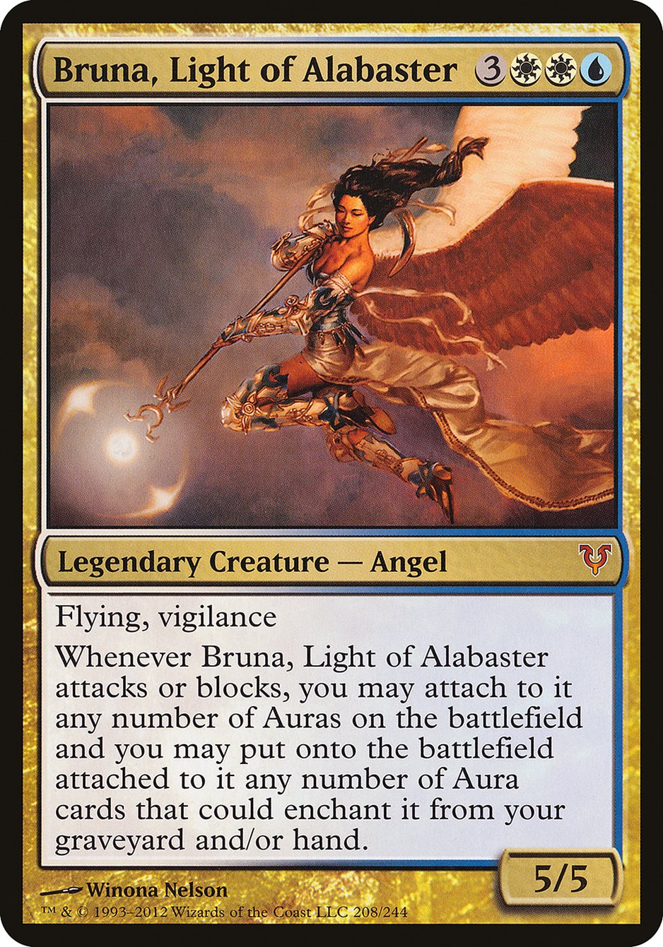 Bruna, Light of Alabaster (Oversized) [Open the Helvault] | Gamers Paradise