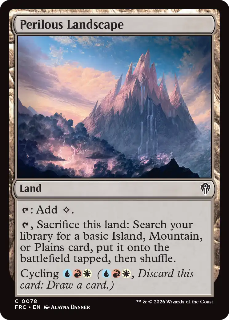 Perilous Landscape [Reality Fracture Commander] | Gamers Paradise