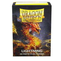 Dragon Shield: Standard 100ct Sleeves - Lightning (Dual Matte) | Gamers Paradise