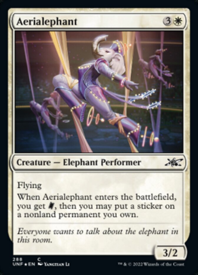 Aerialephant (Galaxy Foil) [Unfinity] | Gamers Paradise