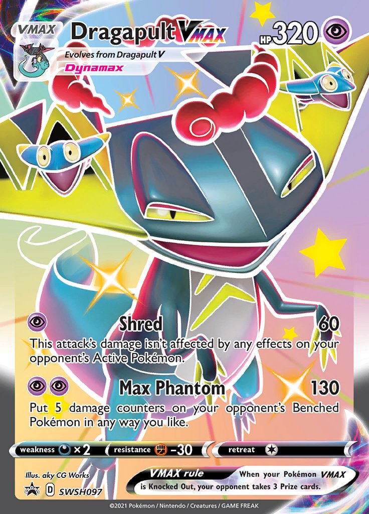 Dragapult VMAX (SWSH097) (Jumbo Card) [Sword & Shield: Black Star Promos] | Gamers Paradise