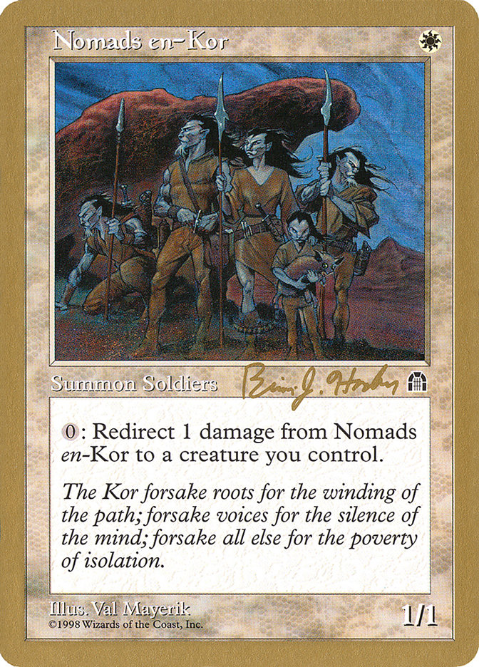 Nomads en-Kor (Brian Hacker) [World Championship Decks 1998] | Gamers Paradise
