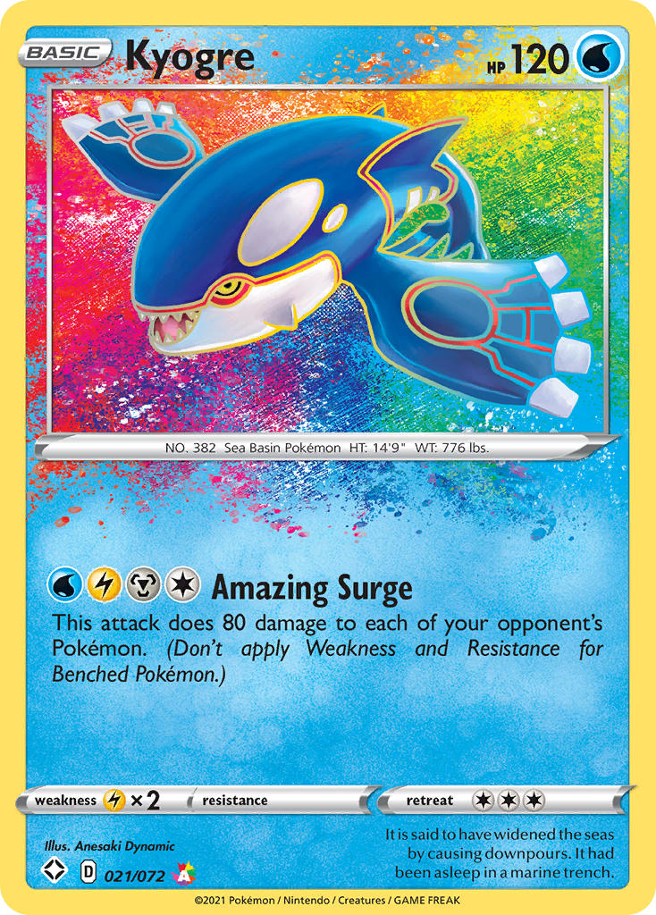 Kyogre (021/072) [Sword & Shield: Shining Fates] | Gamers Paradise