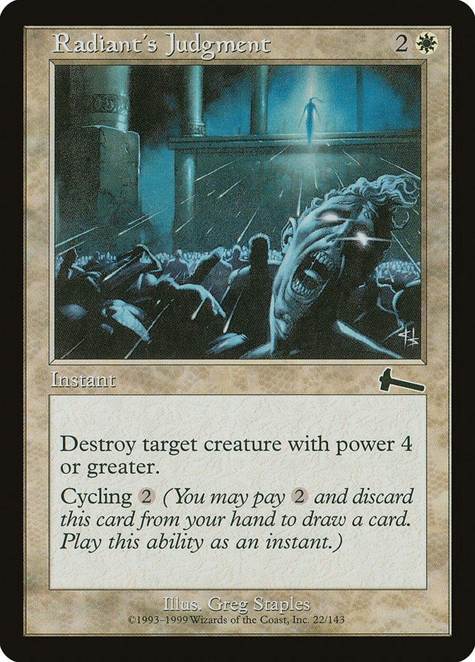 Radiant's Judgment [Urza's Legacy] | Gamers Paradise