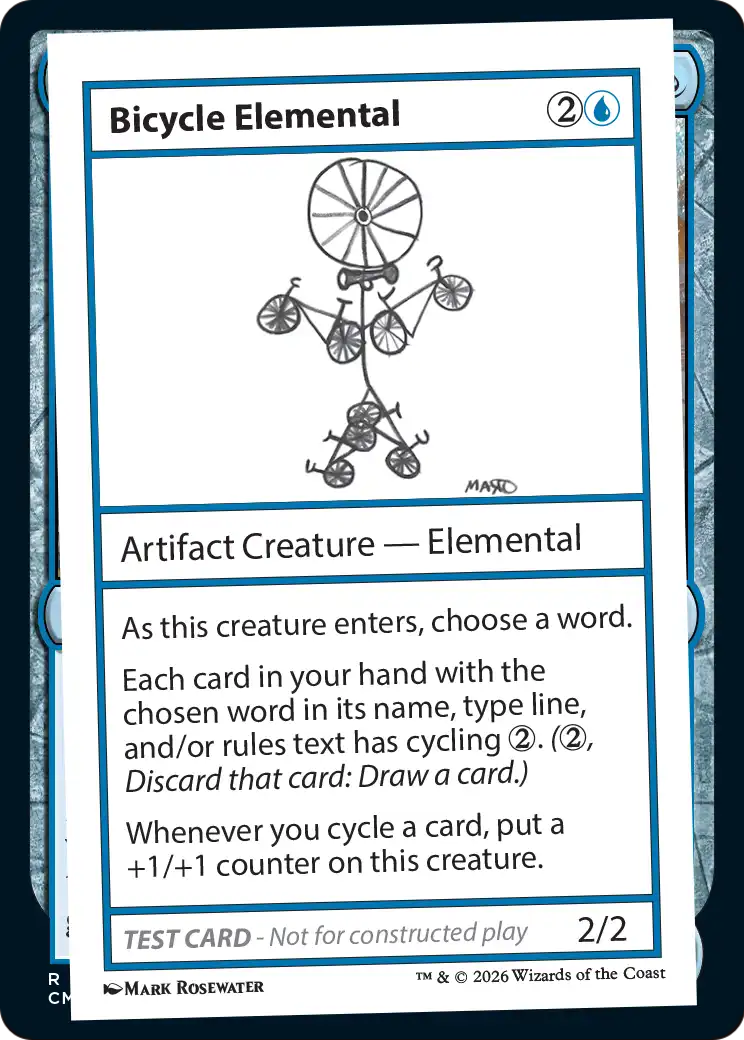 Bicycle Elemental [Mystery Booster Playtest Cards] | Gamers Paradise