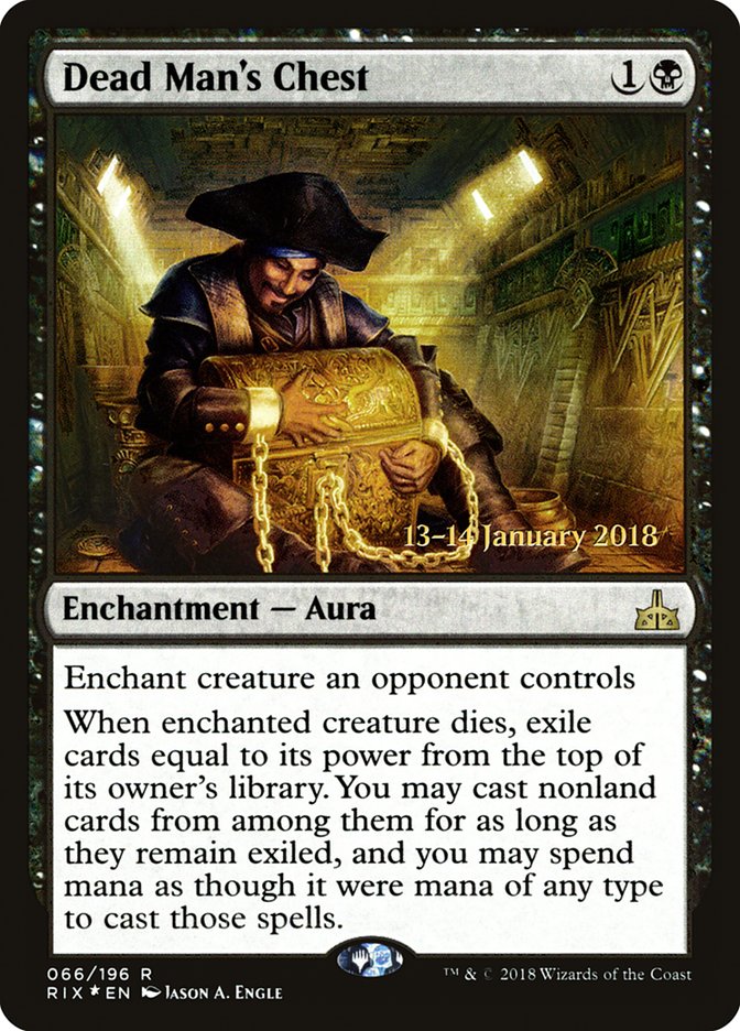 Dead Man's Chest [Rivals of Ixalan Prerelease Promos] | Gamers Paradise