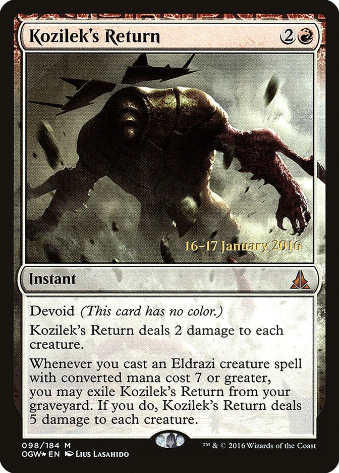 Kozilek's Return [Oath of the Gatewatch Prerelease Promos] | Gamers Paradise
