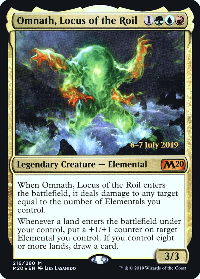 Omnath, Locus of the Roil [Core Set 2020 Prerelease Promos] | Gamers Paradise