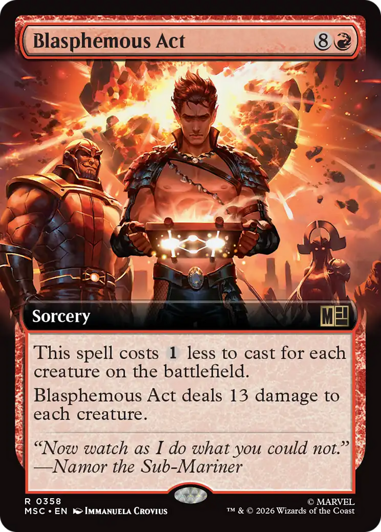 Blasphemous Act (Extended Art) [Marvel Super Heroes Commander] | Gamers Paradise