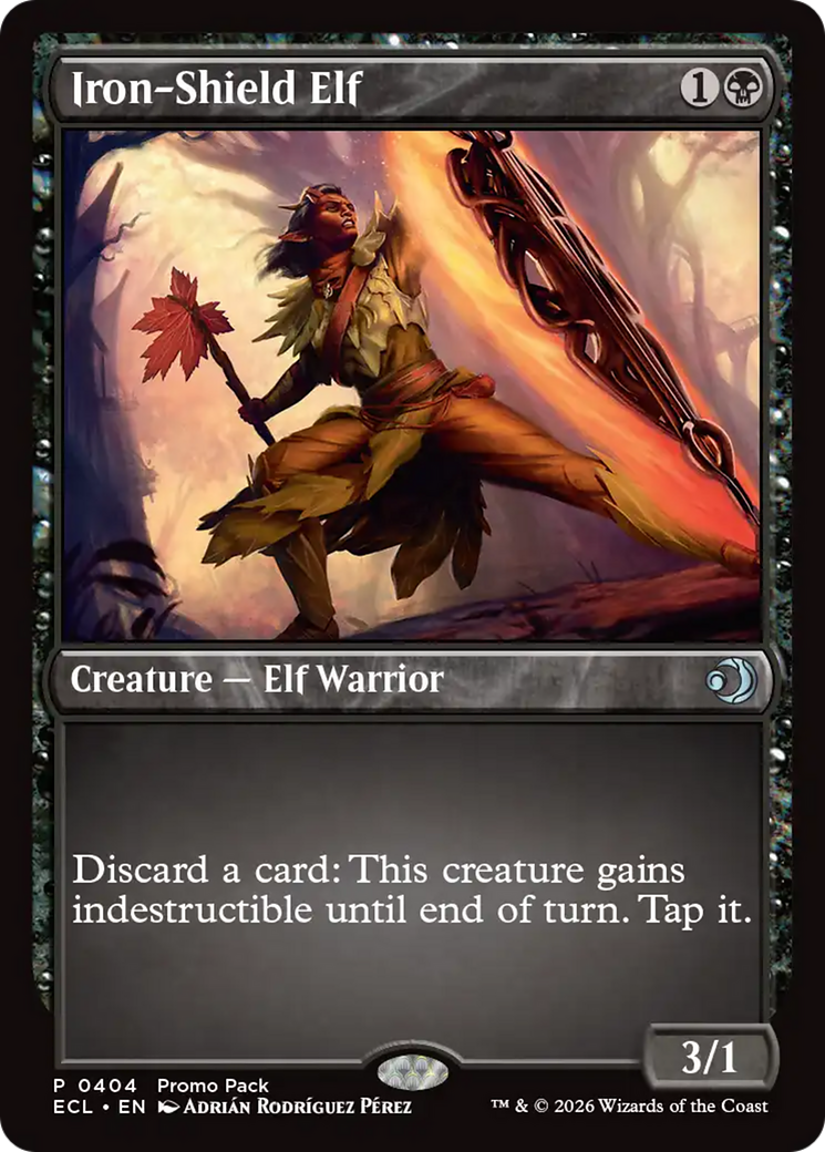 Iron-Shield Elf [Lorwyn Eclipsed Promos] | Gamers Paradise